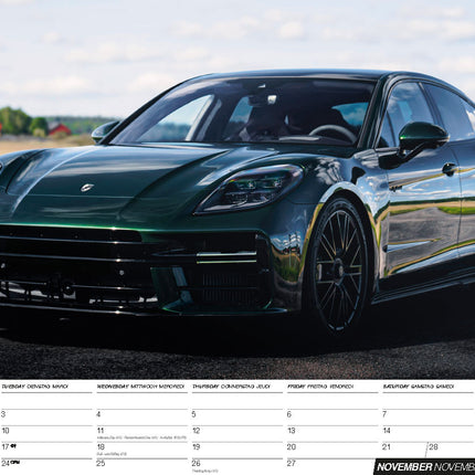 ML Publishing Porsche A3 Kalender 2026