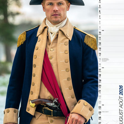 ML Publishing Sam Heughan A3 Kalender 2026