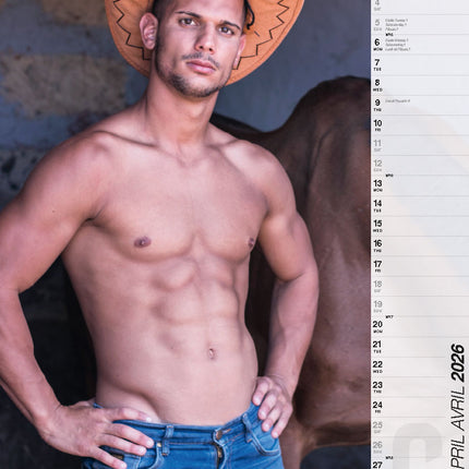 ML Publishing Sexy Cowboys A3 Kalender 2026