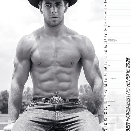 ML Publishing Sexy Cowboys A3 Kalender 2026
