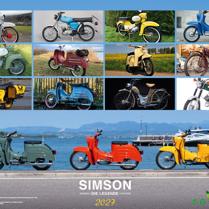 ML Publishing Simson Scooter A3 Kalender 2027