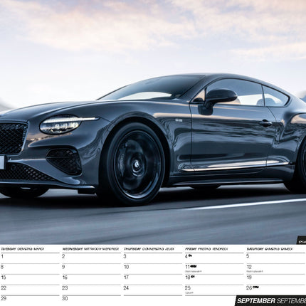 ML Publishing Sports Cars A3 Kalender 2026