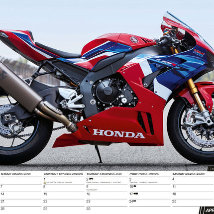 ML Publishing SuperBikes A3 Kalender 2026