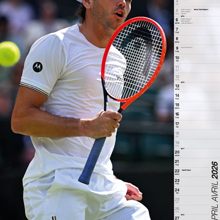 ML Publishing Tennis A3 Kalender 2026