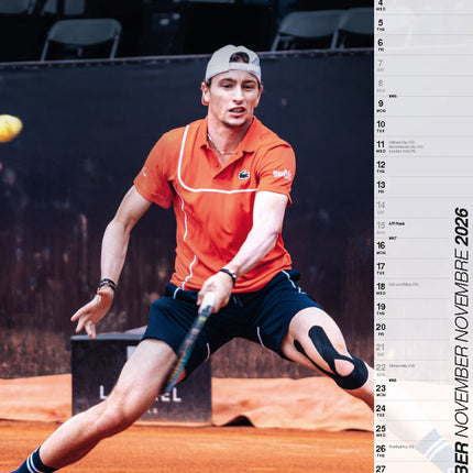 ML Publishing Tennis A3 Kalender 2026