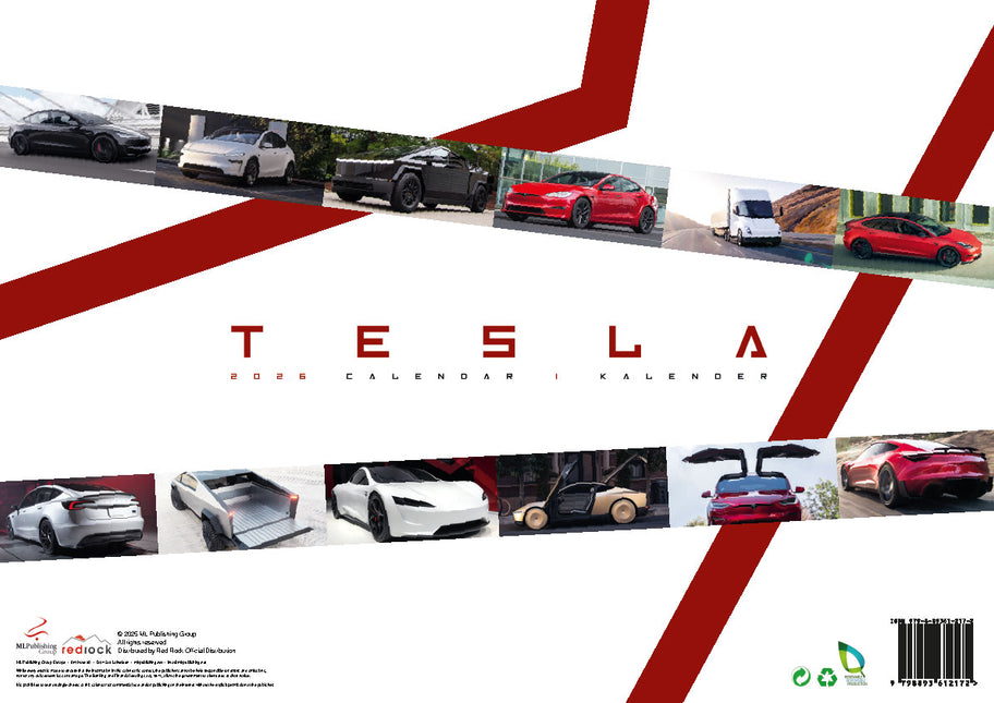 ML Publishing Tesla A3 Kalender 2026