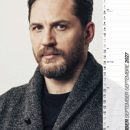 ML Publishing Tom Hardy A3 Kalender 2027