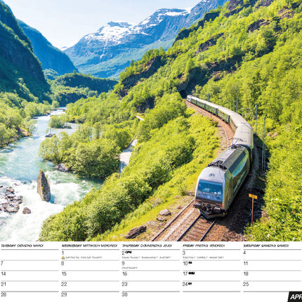 ML Publishing Treinen A3 Kalender 2026