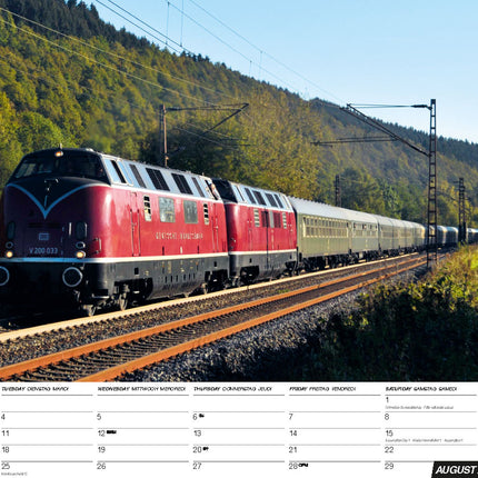 ML Publishing Treinen A3 Kalender 2026