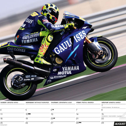 ML Publishing Valentino Rossi A3 Kalender 2026