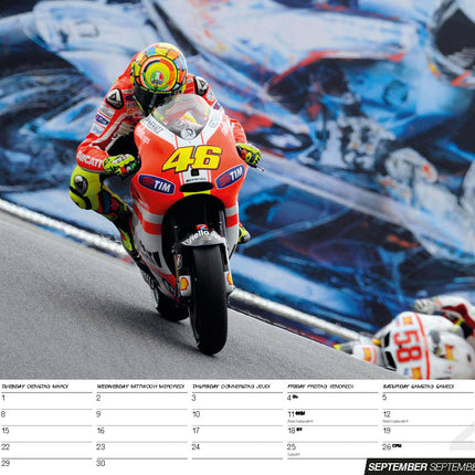 ML Publishing Valentino Rossi A3 Kalender 2026