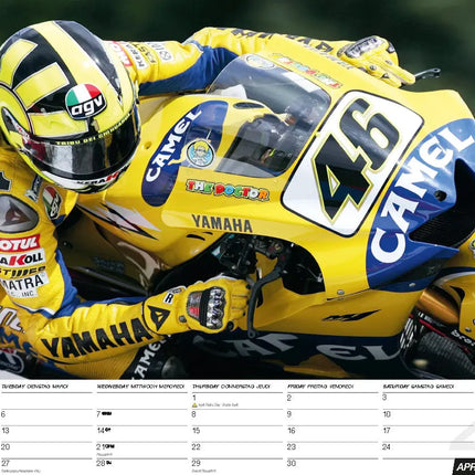 ML Publishing Valentino Rossi A3 Kalender 2027