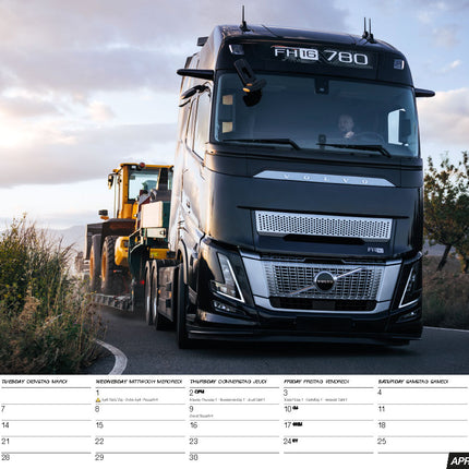 ML Publishing Vrachtwagen A3 Kalender 2026