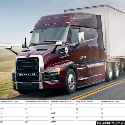 ML Publishing Vrachtwagen A3 Kalender 2027
