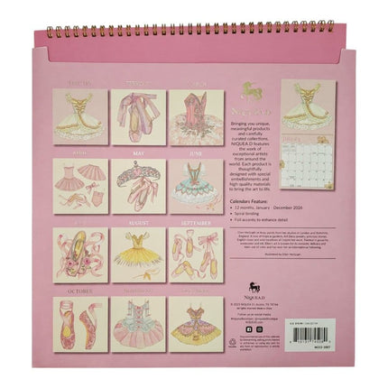 NIQUEA.D Ballerina Spiraal Kalender 2026
