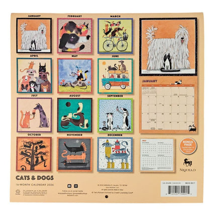 NIQUEA.D Cats and Dogs Kalender 2026