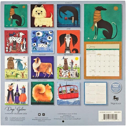NIQUEA.D Dogs Galore Kalender 2026