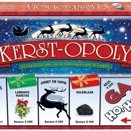 Opoly Kerst Opoly - Bordspel
