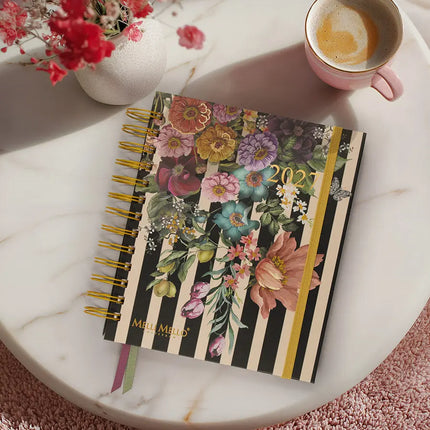 Paperclip Desk Agenda Bloemen Gekleurd 2027 – Paperclip