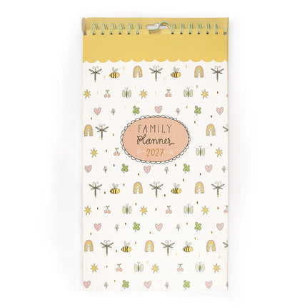 Paperclip Familieplanner Flower Pattern 2027 – Paperclip