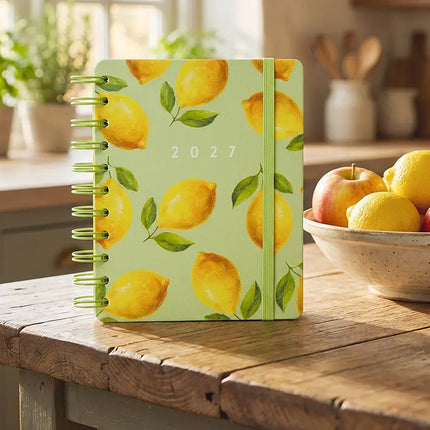 Paperclip Flexi Cover Agenda Lemons 2027 A5 – Paperclip