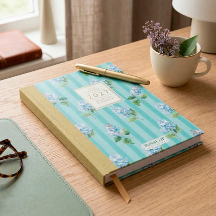 Paperclip Lifeplanner Blue Flower 2027 – Paperclip