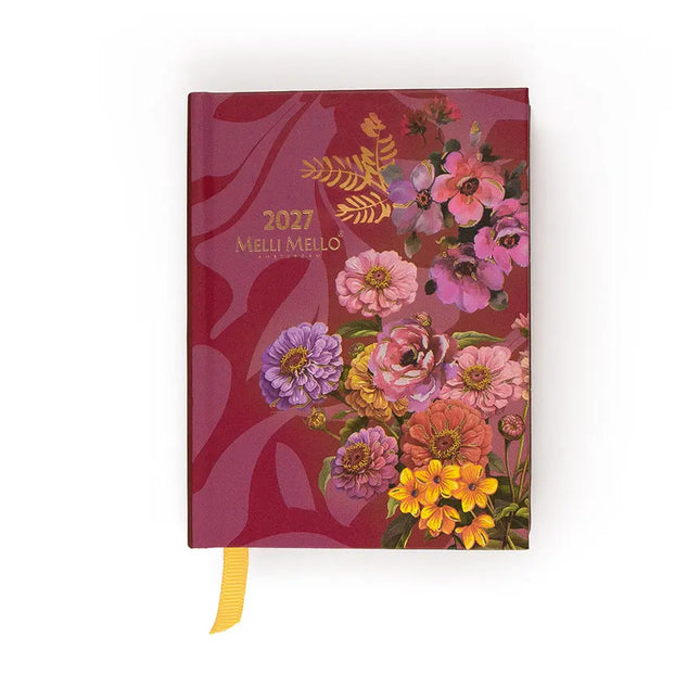 Paperclip Mini Agenda Colorful Flowers 2027 – Paperclip