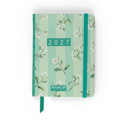 Paperclip Pocket Agenda Green Stripes A6 – Paperclip