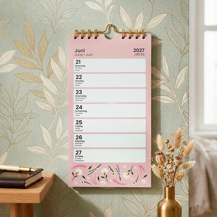 Paperclip Weekkalender Purple 2027 – Paperclip
