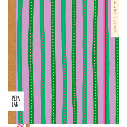 Pepa Lani Pepa Lani A5 Flower Agenda 2026 Coloured Zebra