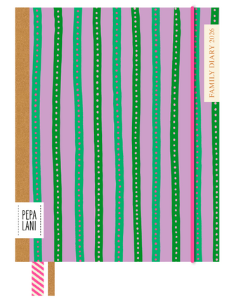 Pepa Lani Pepa Lani A5 Flower Agenda 2026 Coloured Zebra
