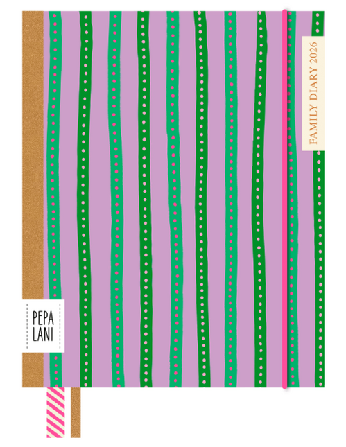 Pepa Lani Pepa Lani A5 Flower Agenda 2026 Coloured Zebra