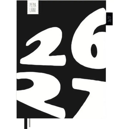 Pepa Lani Pepa Lani Agenda A5 2026-2027 Black & White Numbers