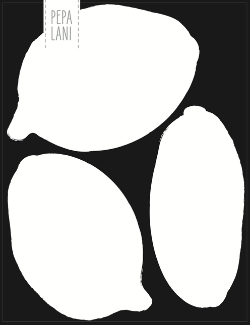 Pepa Lani Pepa Lani Black & White Bullet Journal Lemons