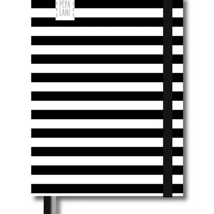 Pepa Lani Pepa Lani Bullet Journal PRO Black & White Stripes