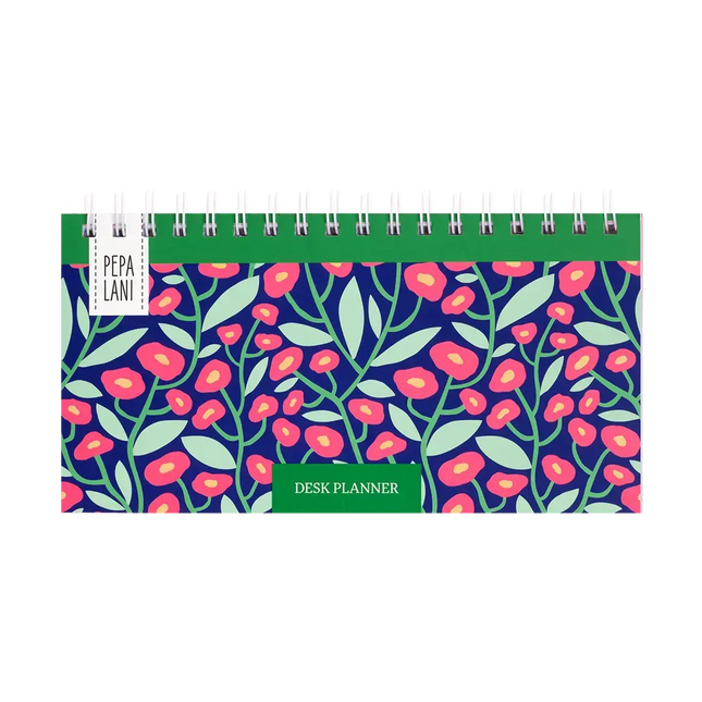 Pepa Lani Pepa Lani Deskplanner Spring Flower & Fruity Poppy Flowers