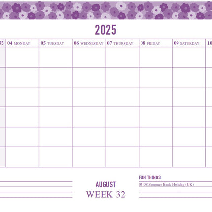 Pepa Lani Pepa Lani family planner 2025-2026 Happy Flower