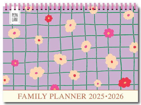 Pepa Lani Pepa Lani family planner 2025-2026 Happy Flower