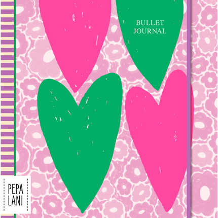 Pepa Lani Pepa Lani Flower Bullet Journal Big Hearts