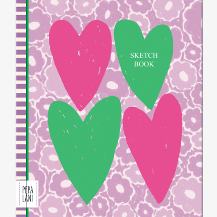 Pepa Lani Pepa Lani Flower Schetsboek Big Hearts