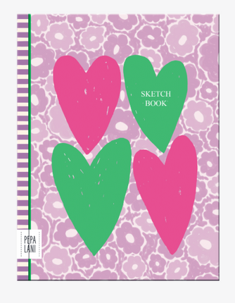 Pepa Lani Pepa Lani Flower Schetsboek Big Hearts