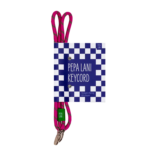 Pepa Lani Pepa Lani Keycord Flower Happy Pink & Green