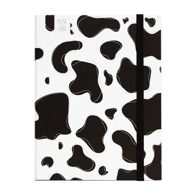 Pepa Lani Pepa Lani Notitieboek A5 Black & White Cow