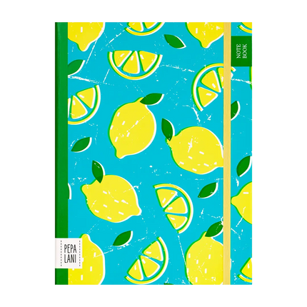 Pepa Lani Pepa Lani Notitieboek A5 Spring Flower & Fruity Retro Lemon