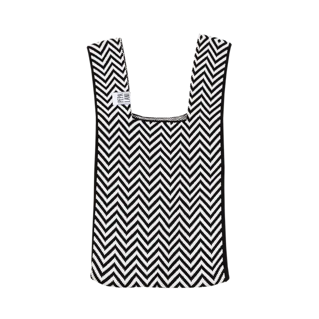 Pepa Lani Pepa Lani Poppy Bag Black & White Waves