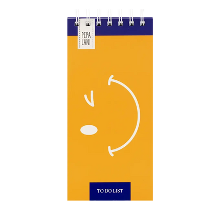 Pepa Lani Pepa Lani To Do Lijst Flower Smiley Orange