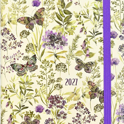 Peter Pauper Amethyst Butterflies 16 Maanden Agenda 2027
