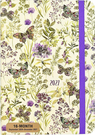 Peter Pauper Amethyst Butterflies 16 Maanden Agenda 2027