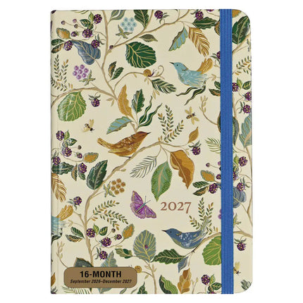 Peter Pauper Birds and Berries Compact Agenda 16 Maanden 2027