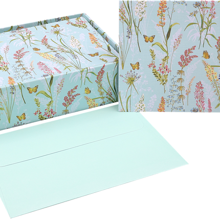 Peter Pauper Blooms & Butterflies Notitiekaarten 14 stuks met Enveloppe